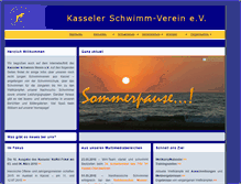 Tablet Screenshot of kasseler-sv.de
